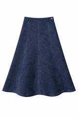 Load image into Gallery viewer, Suede Maxi A Line Skirt
