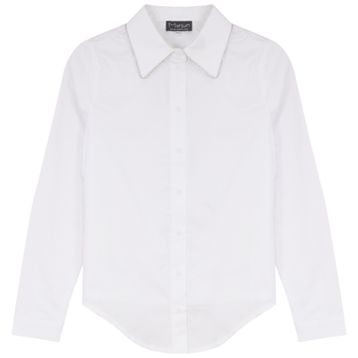 Diamond Trimmed Blouse
