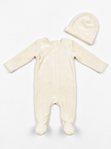 Load image into Gallery viewer, Bunnies Velour Footie
