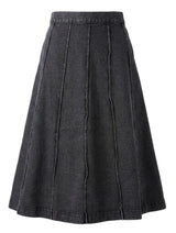 Load image into Gallery viewer, Paneled Denim Skirt
