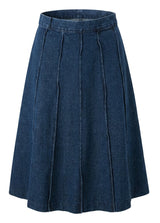 Load image into Gallery viewer, Paneled Denim Skirt
