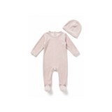 Load image into Gallery viewer, Printed Velour Footie
