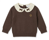Load image into Gallery viewer, Peter Pan Collar Knit Sweater
