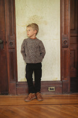 Load image into Gallery viewer, Mixed Knit Mock Neck Top
