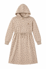 Load image into Gallery viewer, Polka Dot Hooded Dress
