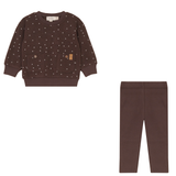 Load image into Gallery viewer, Polka Dot Sweatshirt &amp; Legging Set
