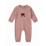 Load image into Gallery viewer, Hook Stitch Bear Romper
