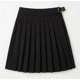 Load image into Gallery viewer, Ponte Pleated Wrap Skirt
