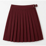 Load image into Gallery viewer, Ponte Pleated Wrap Skirt
