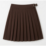 Load image into Gallery viewer, Ponte Pleated Wrap Skirt
