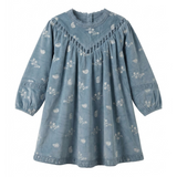Load image into Gallery viewer, Embroidered Velour Dress
