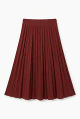 Load image into Gallery viewer, Waffle Textured Crinkle Pleated Skirt
