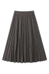 Load image into Gallery viewer, Waffle Textured Crinkle Pleated Skirt
