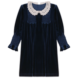 Load image into Gallery viewer, Smocked Velour Dress
