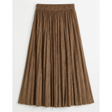 Load image into Gallery viewer, Midi Length Crinkle Pleating Skirt
