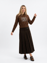Load image into Gallery viewer, Corduroy Flare Skirt
