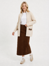Load image into Gallery viewer, Corduroy A Line Skirt
