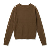 Load image into Gallery viewer, Knit Top With Button Trim
