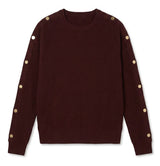 Load image into Gallery viewer, Knit Top With Button Trim
