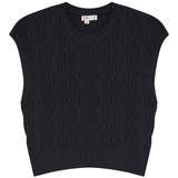 Load image into Gallery viewer, Cable Knit Crop Vest
