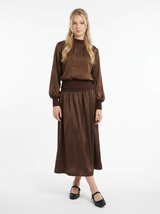 Load image into Gallery viewer, Top With Knit Mock Neck
