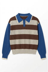Load image into Gallery viewer, Stripe Knit Loose Top
