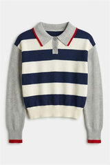 Load image into Gallery viewer, Stripe Knit Loose Top
