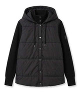 Load image into Gallery viewer, Maternity Quilted Sweater Combo Jacket
