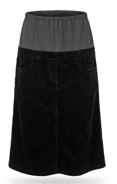 Maternity Maxi Corduroy Pull On Skirt