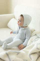 Load image into Gallery viewer, Cherry Embroidered Collar Footie &amp; Cardigan Set
