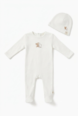 Load image into Gallery viewer, Bear &amp; Bunny Print Footie
