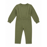 Load image into Gallery viewer, French Fleece Spandex And Corduroy Overall Set
