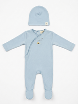 Load image into Gallery viewer, Honeybee, Flower &amp; Rolling Horse Cotton Spandex Footie
