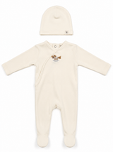 Load image into Gallery viewer, Honeybee, Flower &amp; Rolling Horse Cotton Spandex Footie
