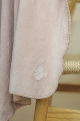 Load image into Gallery viewer, Honeybee, Flower &amp; Rolling Horse Velour Blanket
