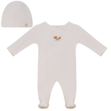 Load image into Gallery viewer, Honeybee, Flower &amp; Rolling Horse Velour Footie
