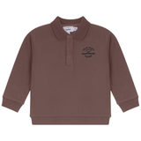 Load image into Gallery viewer, French Fleece Spandex Polo Sweatshirt
