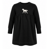 Load image into Gallery viewer, Horse Jacquard Knit &amp; Fleece Dress
