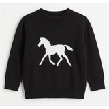 Load image into Gallery viewer, Horse Jacquard Knit &amp; Fleece
