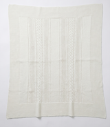 Load image into Gallery viewer, Center Braided Knit Blanket
