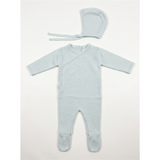 Load image into Gallery viewer, Fake Wrap Knit Footie
