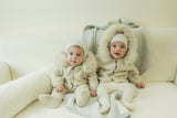 Load image into Gallery viewer, Double Sided Knit Hood Footie
