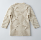 Load image into Gallery viewer, Rib Design Knit Mock Neck Top
