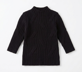 Load image into Gallery viewer, Rib Design Knit Mock Neck Top
