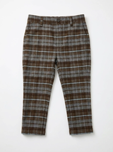 Load image into Gallery viewer, Plaid Woven Long Pants
