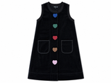 Load image into Gallery viewer, Hookstitch Heart Velour Jumper
