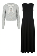 Load image into Gallery viewer, Robe with Knit Cardigan
