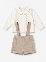 Load image into Gallery viewer, Shirt with Overall Set
