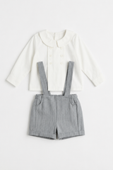 Load image into Gallery viewer, Shirt with Overall Set
