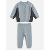 Load image into Gallery viewer, Knit Cardigan &amp; Pants Set
